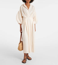 Johanna Ortiz Cotton poplin shirt dress