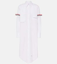 Thom Browne RWB Stripe cotton shirt dress