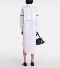Thom Browne RWB Stripe cotton shirt dress