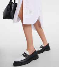 Thom Browne RWB Stripe cotton shirt dress