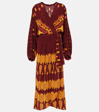 Johanna Ortiz Printed silk wrap dress. Johanna Ortiz 印花真丝裹身裙
