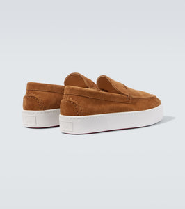 Christian Louboutin Paqueboat suede boat shoes