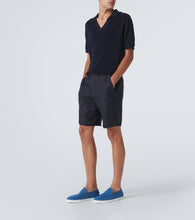 Christian Louboutin Varsiboat denim slip-on shoes