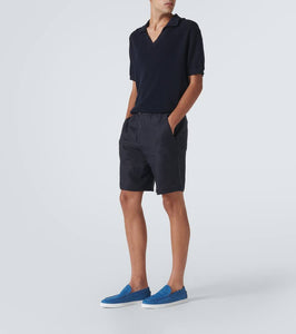 Christian Louboutin Varsiboat denim slip-on shoes