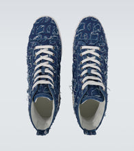 Christian Louboutin Louis denim high-top sneakers