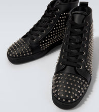 Christian Louboutin Louis Spikes leather sneakers