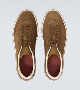 Loro Piana Tennis Walk suede sneakers