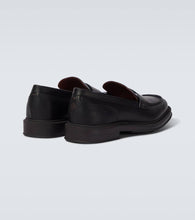 Loro Piana Travis leather penny loafers