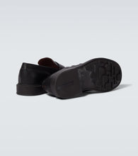 Loro Piana Travis leather penny loafers