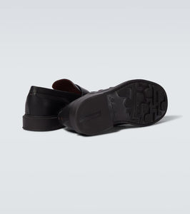 Loro Piana Travis leather penny loafers