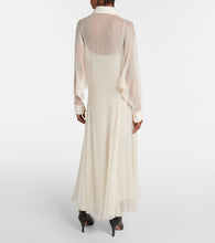 Chloe Silk chiffon shirt dress