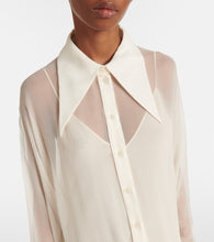 Chloe Silk chiffon shirt dress