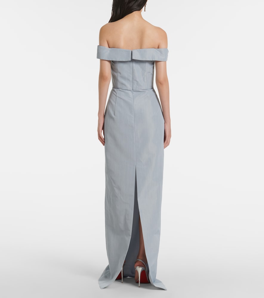 Markarian Sarika off-shoulder taffeta gown