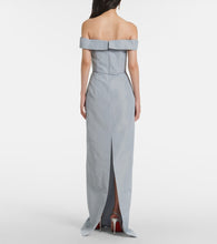 Markarian Sarika off-shoulder taffeta gown