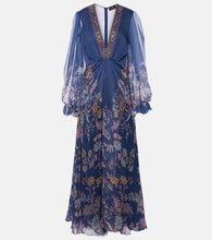 Etro Printed silk gown. Etro 印花真丝礼服