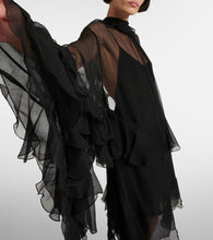 Chloe Ruffled silk chiffon minidress