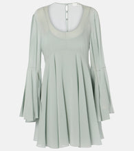 Chloe Silk chiffon minidress. Chloe 真丝雪纺迷你连衣裙