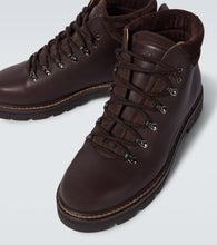 Loro Piana Beinn Walk leather lace-up boots