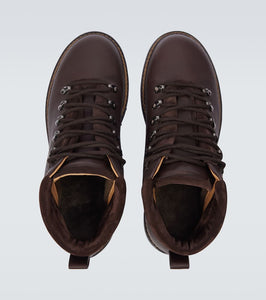 Loro Piana Beinn Walk leather lace-up boots