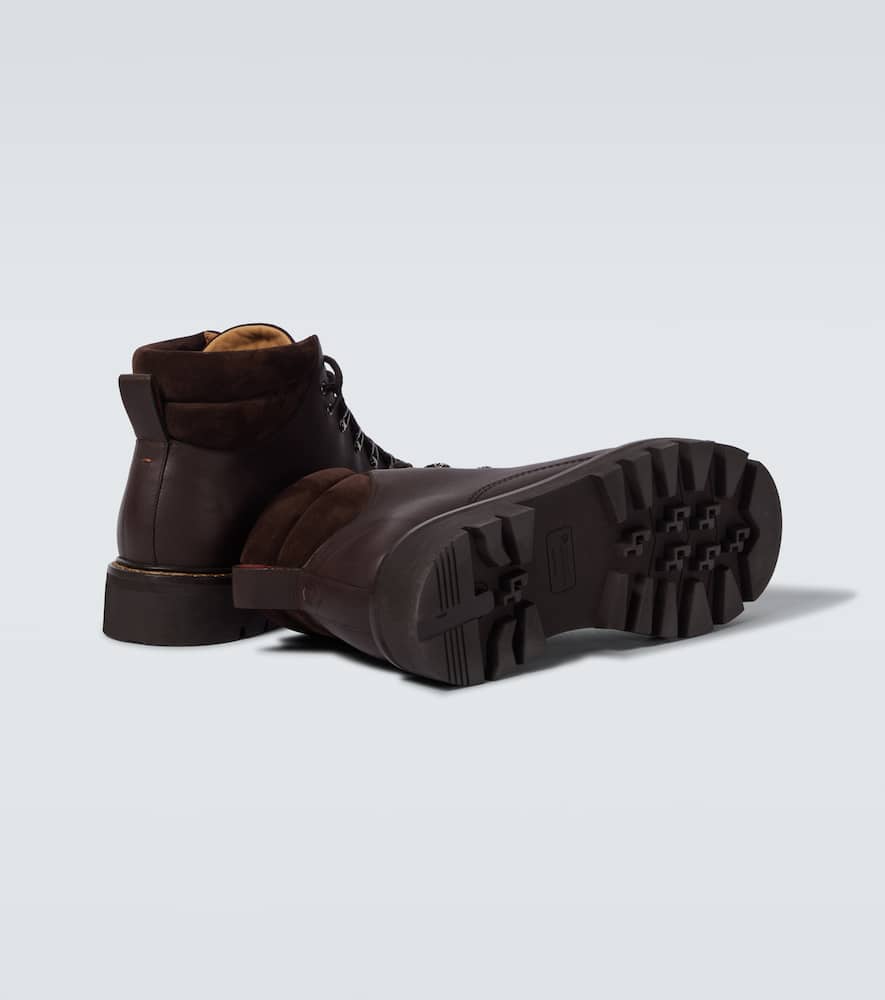 Loro Piana Beinn Walk leather lace-up boots