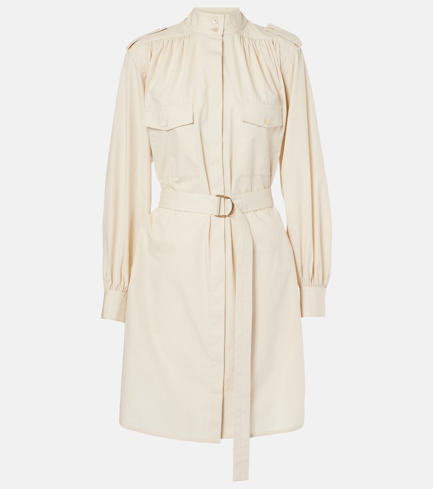 Chloe Belted cotton midi dress. Chloe 系带棉质中长连衣裙