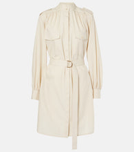Chloe Belted cotton midi dress. Chloe 系带棉质中长连衣裙