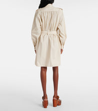 Chloe Belted cotton midi dress