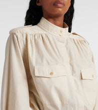 Chloe Belted cotton midi dress