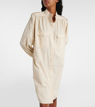 Chloe Belted cotton midi dress