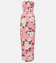 Emilia Wickstead Emine floral taffeta faille gown. Emilia Wickstead Emine 花卉塔夫绸罗缎礼服