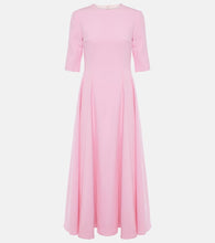 Emilia Wickstead Georgie wool midi dress. Emilia Wickstead Georgie 羊毛中长连衣裙