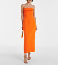 Emilia Wickstead Keeley strapless  midi dress