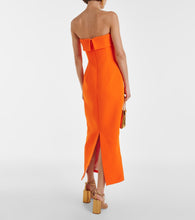 Emilia Wickstead Keeley strapless  midi dress
