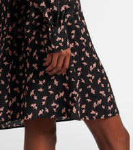 Chloe Floral silk chiffon minidress