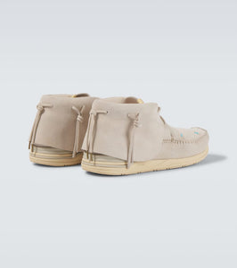 Visvim FBT Lhamo-Folk suede sneakers