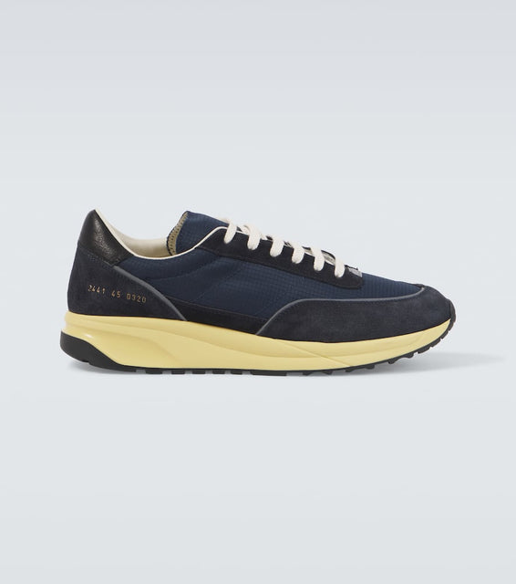 Common Projects Track Classic suede-trimmed sneakers