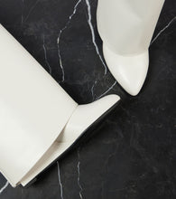 Givenchy Shark Lock leather knee-high boots