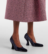 Dries Van Noten 95 velvet pumps
