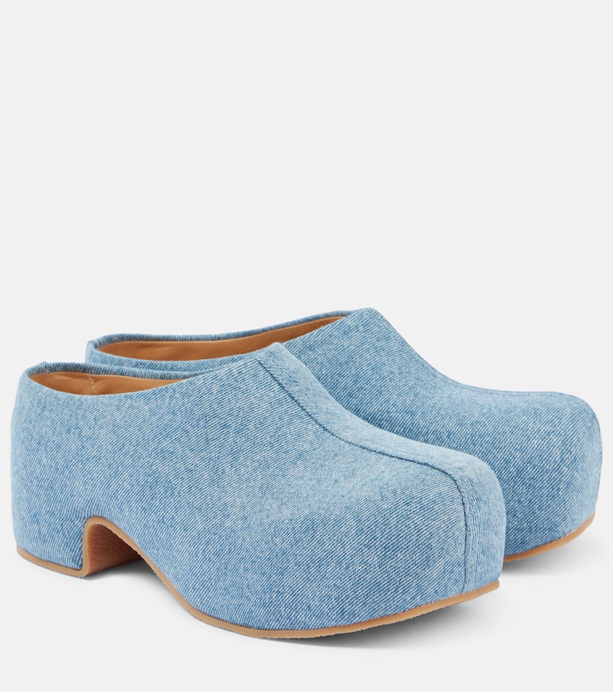 Dries Van Noten Denim clogs - Dries Van Noten 牛仔布木屐