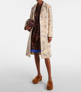Dries Van Noten Faux fur clogs