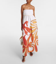 Adriana Degreas Algae cotton-blend maxi dress