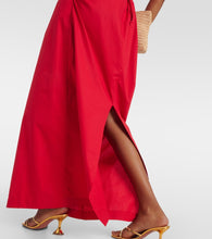 Adriana Degreas Gathered cotton jersey maxi dress