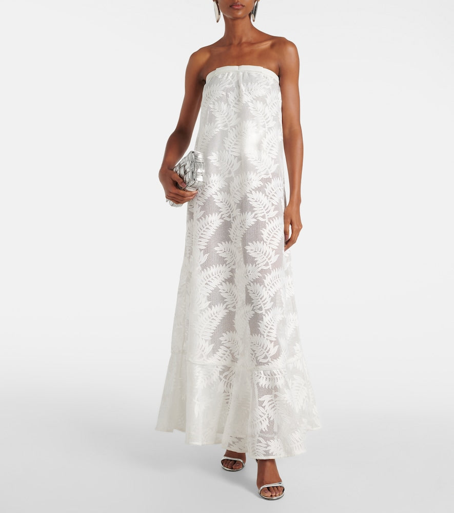 Adriana Degreas Jacquard maxi dress