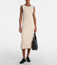 Varley Dwight knitted cotton midi dress