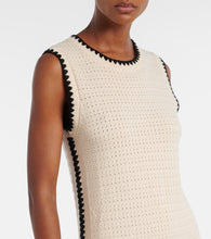 Varley Dwight knitted cotton midi dress