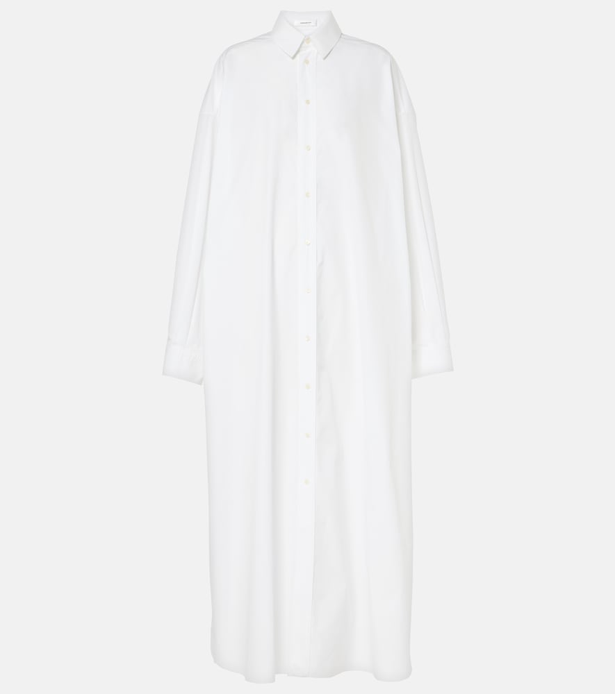 Wardrobe.NYC Oversized cotton shirtdress. Wardrobe.NYC 超大款棉质衬衫裙