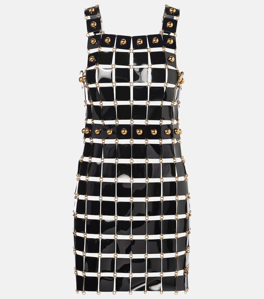 Rabanne Studded minidress. Rabanne 铆钉迷你裙