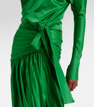Rabanne Gathered satin gown