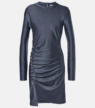 Rabanne Gathered jersey minidress. Rabanne 褶皱针织迷你连衣裙