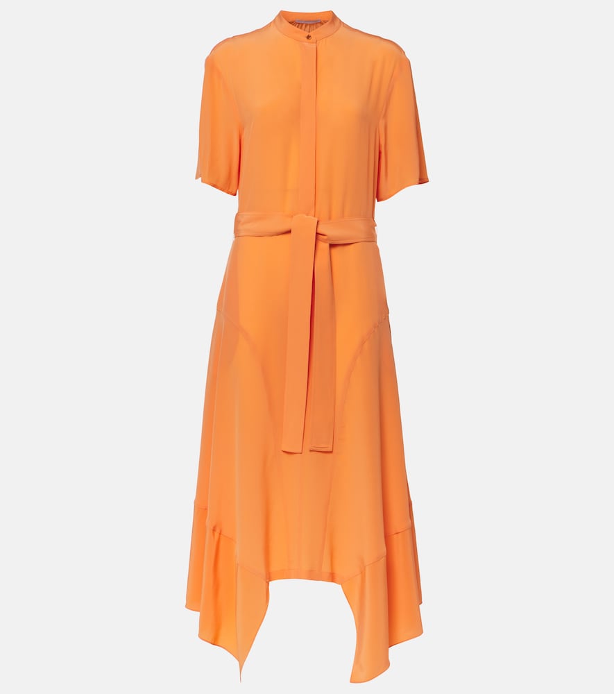 Stella McCartney Iconic silk  de chine midi dress. Stella McCartney 标志性真丝中长连衣裙